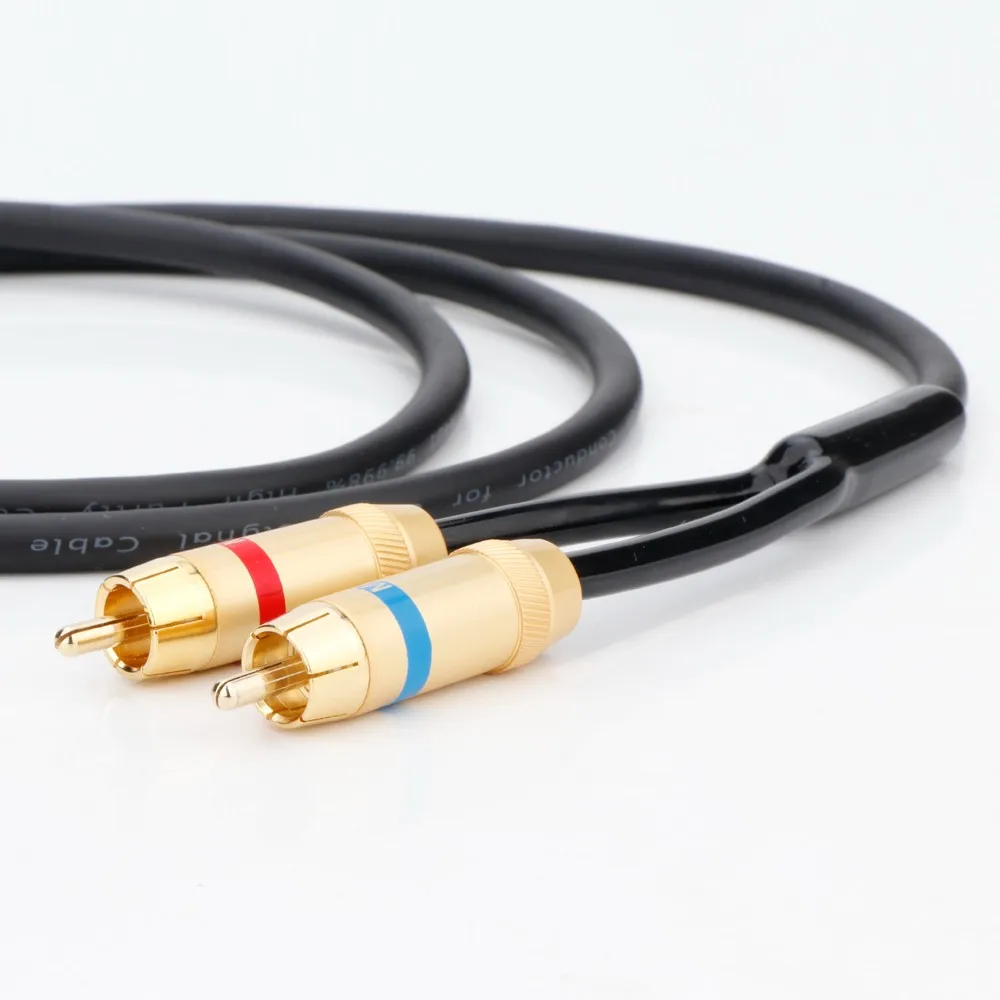 Preffair NAIM 5 핀 Din 트위스트 잠금 커넥터, 스테레오 RCA 포노 케이블, 스테레오 OFC 순수 구리