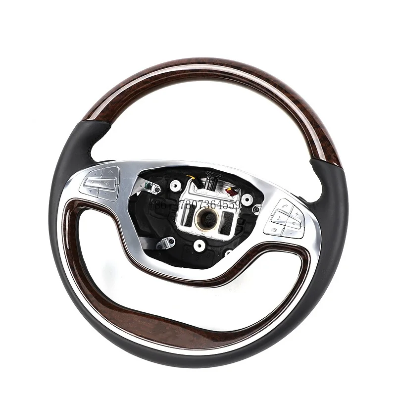 

Рулевое колесо с кожаным дизайном стрекозы, совместимое с Mercedes Benz Class C E W213 W203 W205