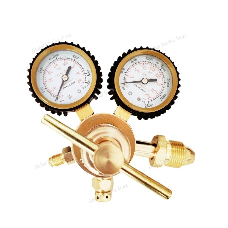 

High-quality all-copper M44 high-pressure nitrogen pressure reducer air conditioning nitrogen pressure reducing valve Nitrogen