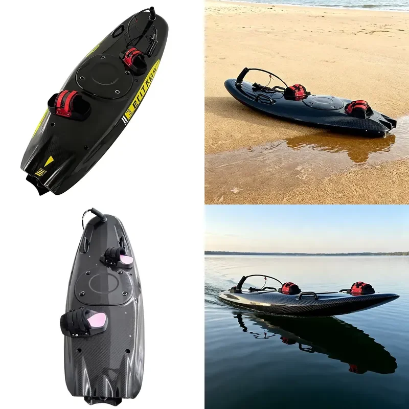 Carbon Fiber Electric Surfing Board Surf SUP Ocean Waters High Speed Propulsion Long Range Professional High Power Waterproof