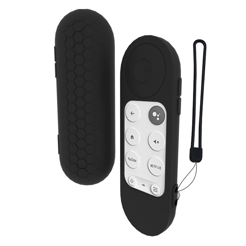 غطاء حماية من السيليكون المقاوم للخدش لجهاز التحكم عن بعد Google Chromecast-TV 2020