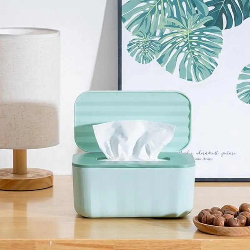 Baby Wipes Box Tissue Container For Travel Sealable Multifunctional Dustproof Wipes Dispenser For Nursery Car Makeup Kitchen
