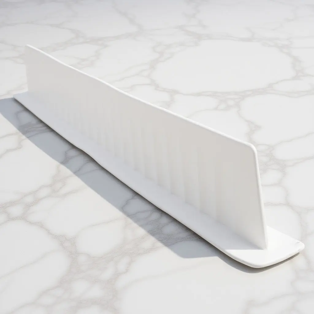 Sink Splash Guard Silicone Material Strong Suction Cup Fixation Splashproof Kitchen Sink Baffle Prevents Spills on Countertops
