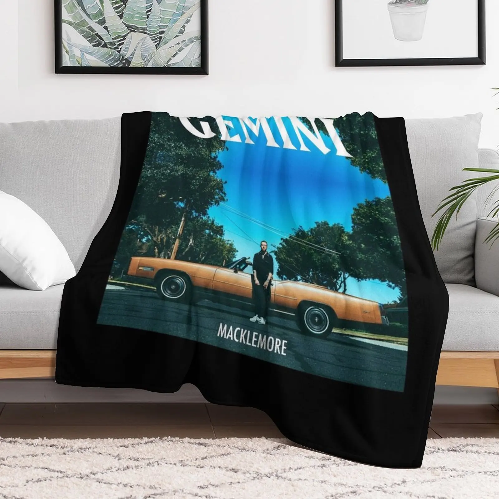 Macklemore & Ryan Lewis gemini Throw Blanket Lightweight Warm Blanket for Indoor Outdoor Use