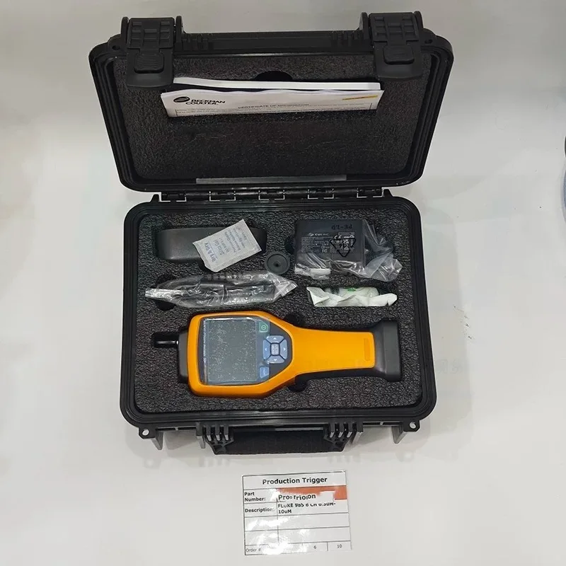 985 Air Particle Counter, 6-Channel Handheld Portable Air Detector for Cleanrooms