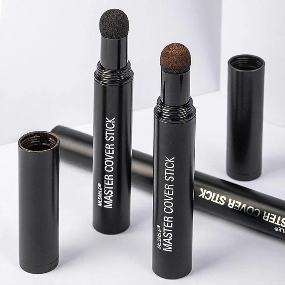 6 cores linha de cabelo em pó cobrir pintura reparação preenchimento na sombra do cabelo à prova dwaterproof água recarga lápis sobrancelha