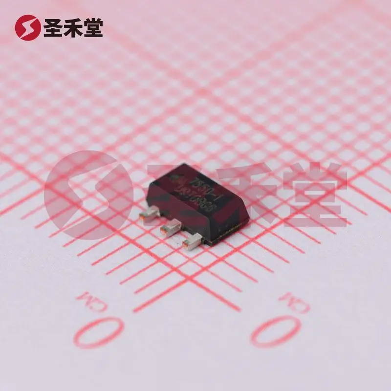 5PCS Brand New / Original HT7550-1 SOT89 SOT23 5.0V Output, 18V Rating Voltage Regulator IC