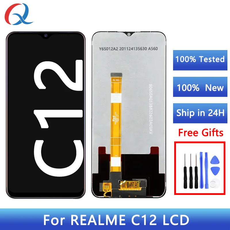 Digitizer Assembly for  realme c12 replacement For realme C12 Lcd Mobile Phone Lcds For realme c12 display