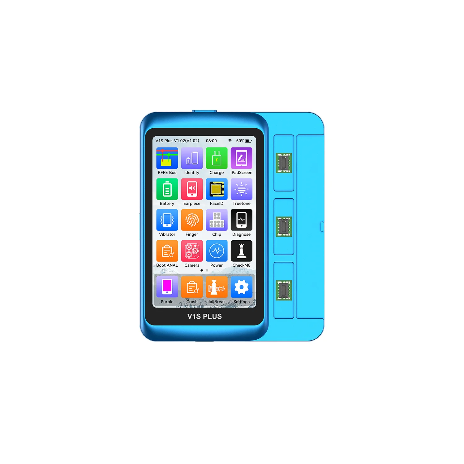 Programador JCID V1S Plus para IPhone 6-14 ProMax Nand Flash lectura escritura pantalla de formato herramientas de reparación de tono verdadero programador de escritura
