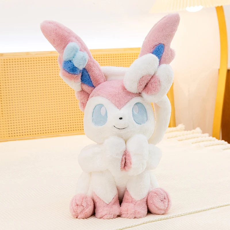 40-80 cm Sylveon Glaceon Pokemon Knuffels Gevulde Pop Cartoon Pokémon Plushie Anime Eevee Kussen Kerst Verjaardagscadeau voor kinderen