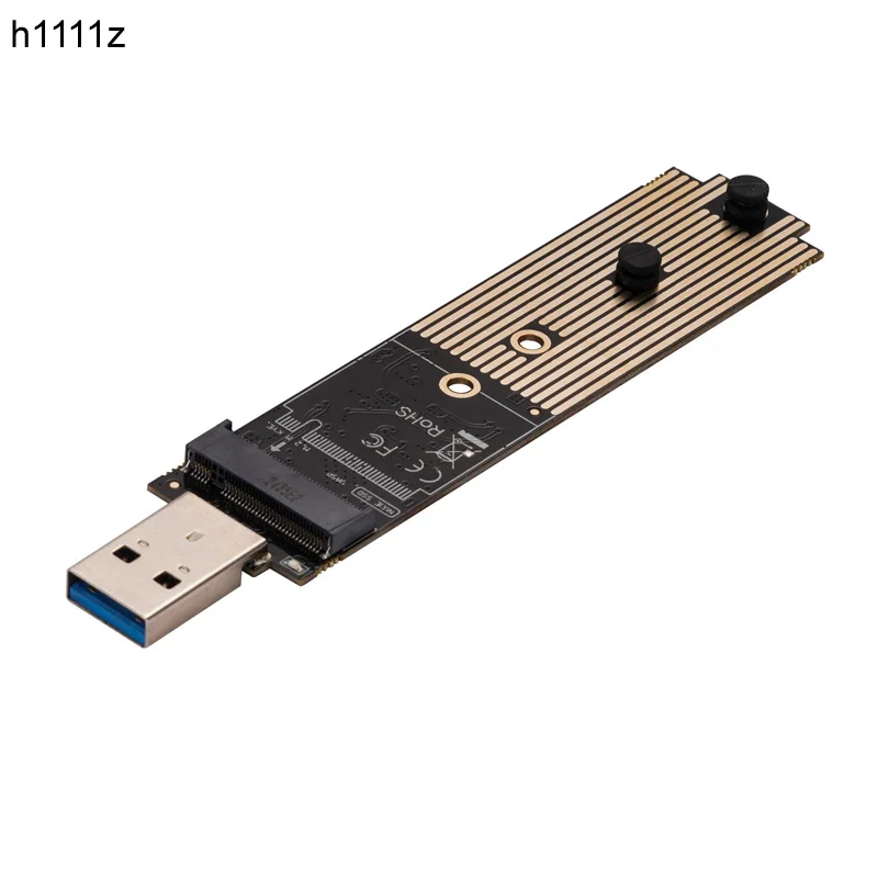 External NVME Adapter M.2 M Key to USB 3.2 GEN2 10Gbps SSD Adapter JMS583 Chip Support 2230 2242 2260 2280 M2 NVME M/B+M Key SSD