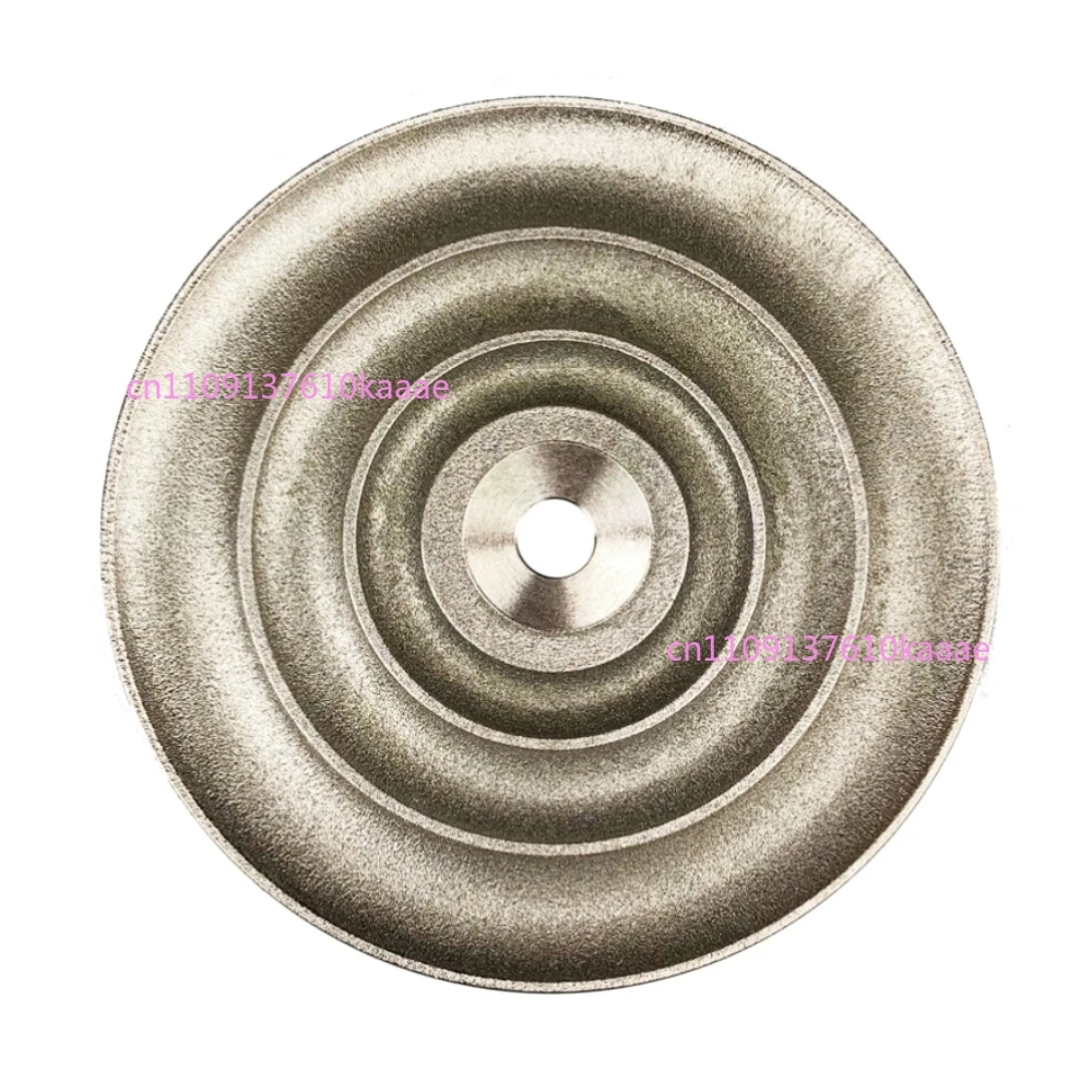 

Алмазный шлифовальный диск 150 мм с 3 пазами, полировальный круг для обработки нефрита, гранирования колец, формовки драгоценных камней, с отверстием 12,7 мм