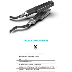 2 adet motosiklet led sinyal lambası evrensel, drl amber akan gösterge ışıkları motosiklet led yanıp sönen ışık kuyruk lambası Motor no. 5 için 6 büyük satış, yedek parça ve aksesuar
