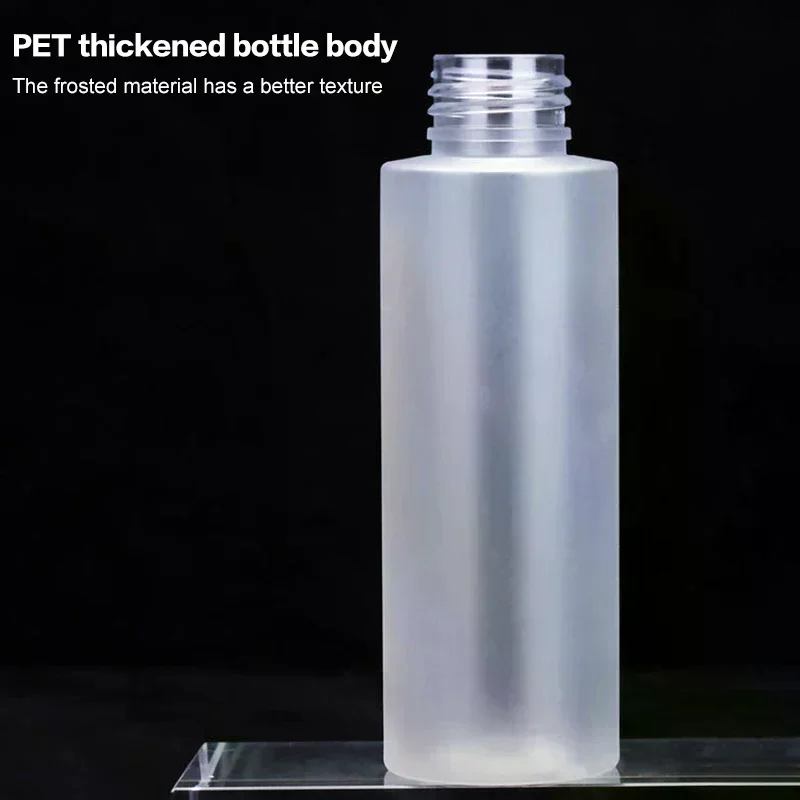 

100ml 200ml Grinding Flat-shoulder Lotion Bottle Empty Lotion Press Pump Bottles Travel Dispenser Bottle Cosmetic Container