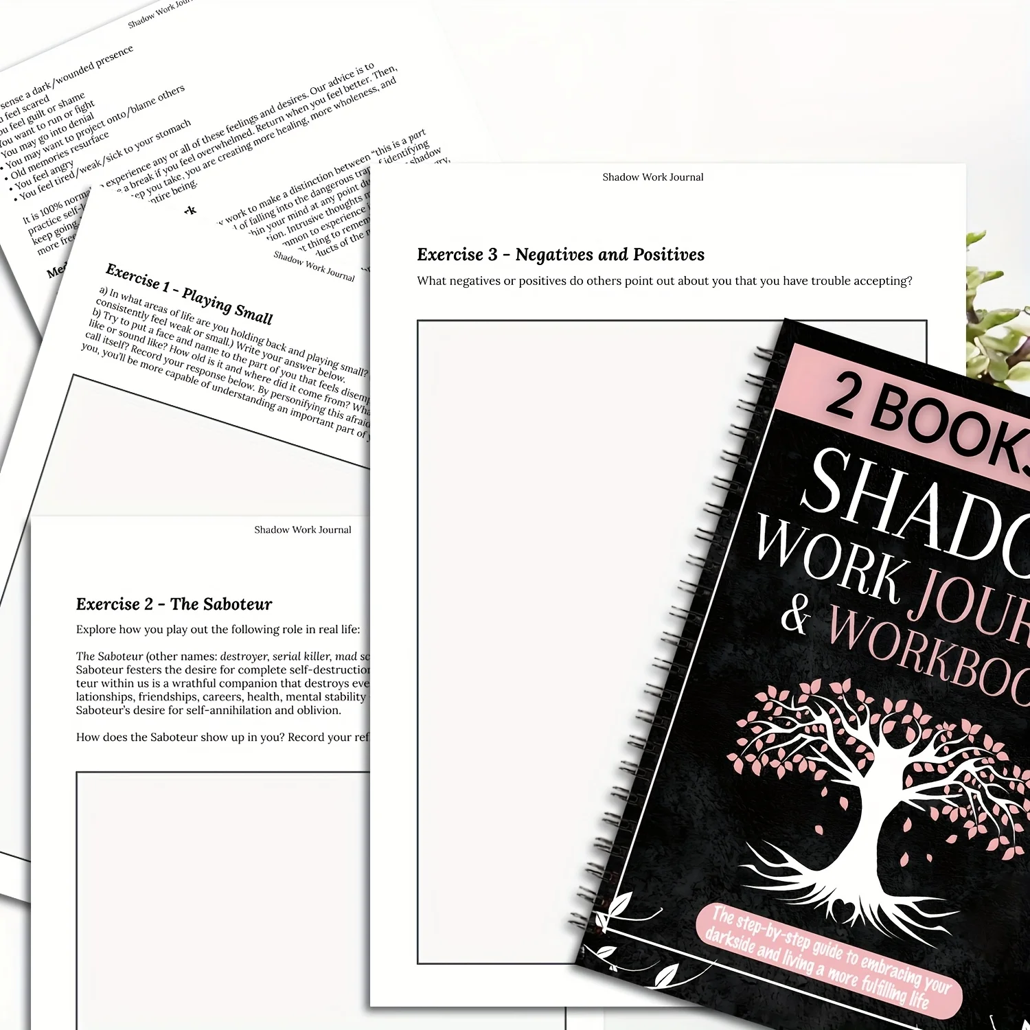 Essential Guide to Integrate and Transcend 2-in-1 Shadow Work Journal & Workbook: Your Shadows, Step-by-Step Prompts Notebook