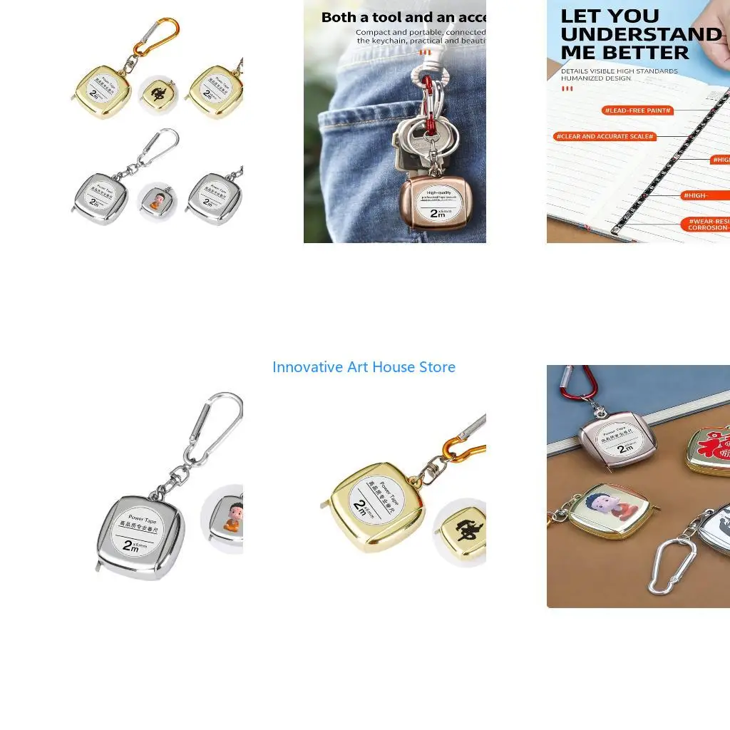 E1PC Small Size Steel Tape Measure Featuring Precisions Clear Scale and Metal Constructino for Various Applications