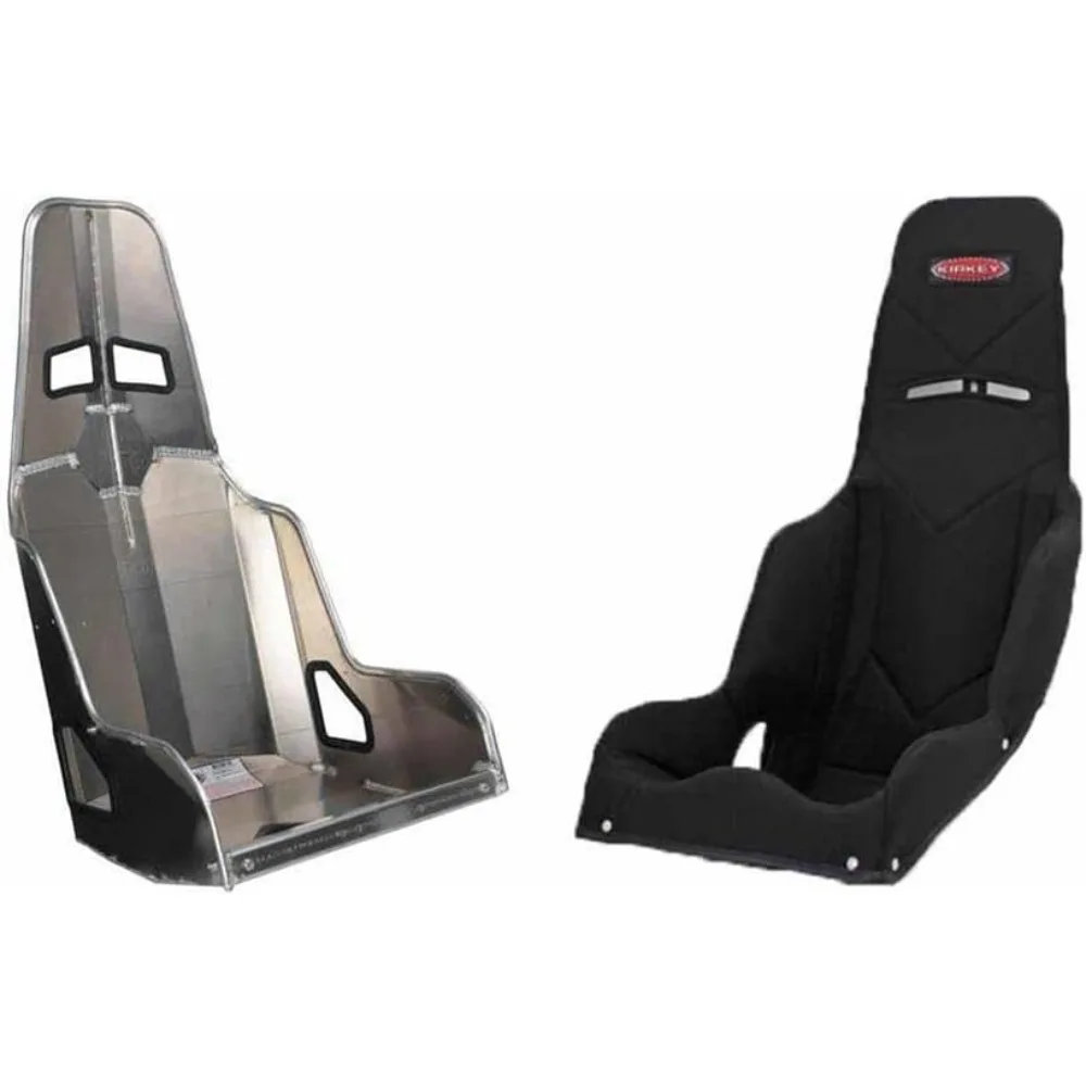 

55 Series Aluminum Racing Seat and Black Tweed Cover, 17 Inch