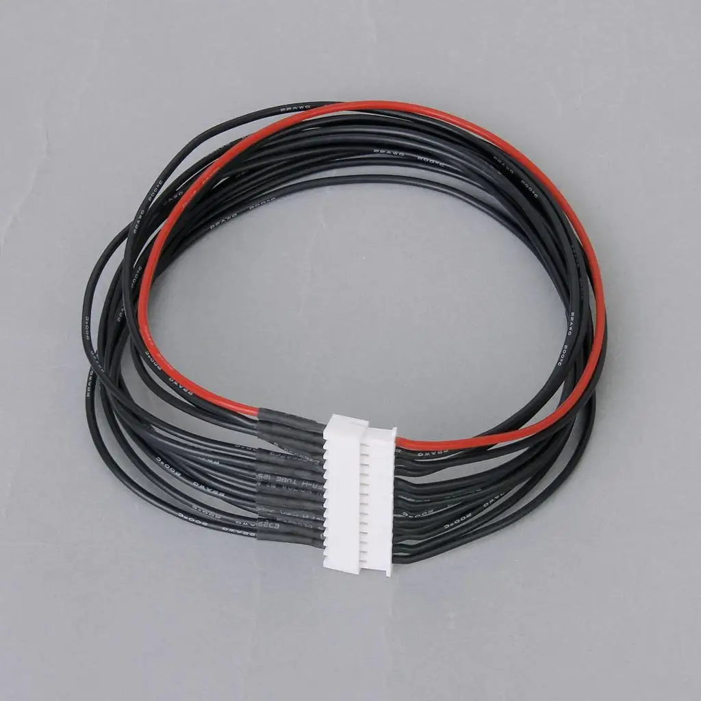 10pcs 30cm JST XH RC 12S Lipo Wire Extension Cord Cable for