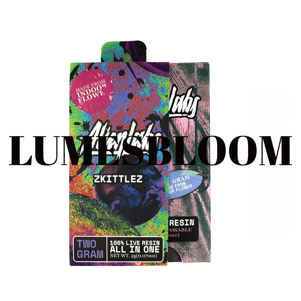 

2.0 Пустая упаковка для хранения картриджей Alienlabs, бумажный слот для карт, набор наклеек на бак, контейнер с отверстием, складной картон на заказ