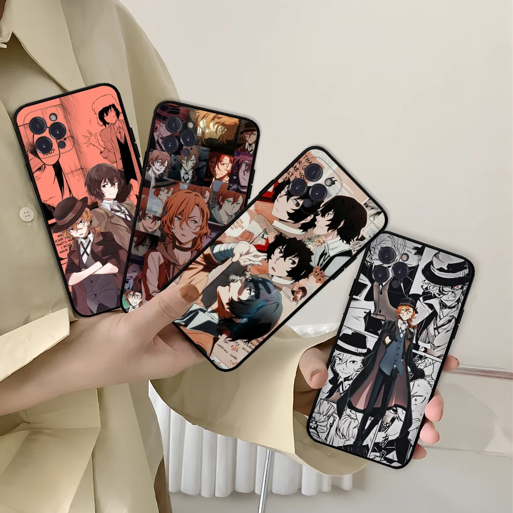 Bungou Stray Dog Dazai Osamu Phone Case For IPhone 16 15 13 14 Pro Max XS XR 12 11 Pro 13 Mini 6 7 8 Plus Soft Clear Back Cover