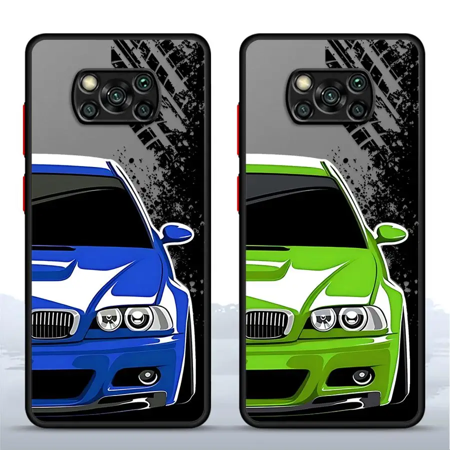 Casing Sampul Lembut untuk Xiaomi Poco X4NFC X3 NFC X5 X3 X4 Pro Mobil Drift Jepang