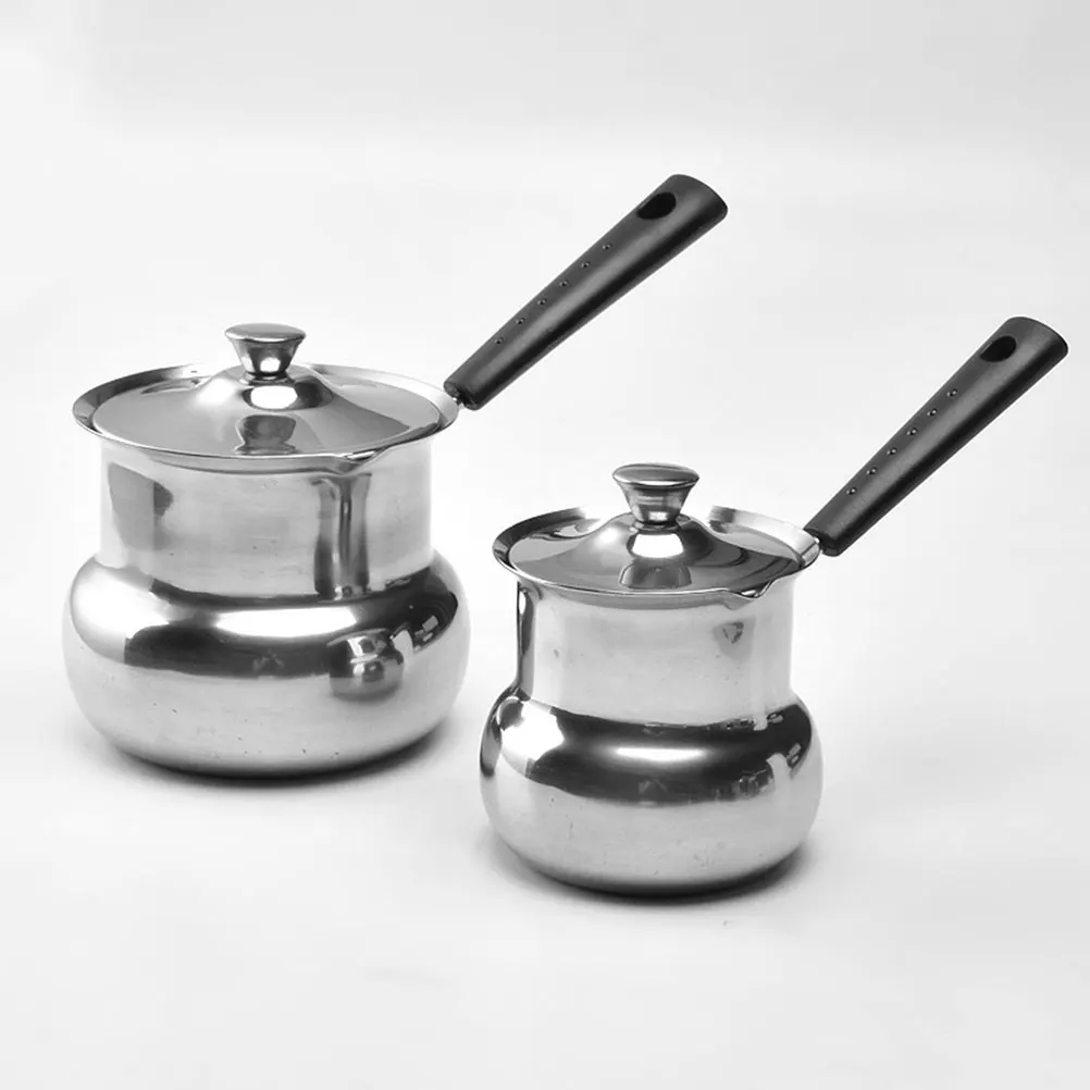 

Stainless Steel Soup 3L Milk Heating Pot Ergonomic Deep Cooking Pot For Stew Noodles Pasta Boiling Kitchen Stockpot Household