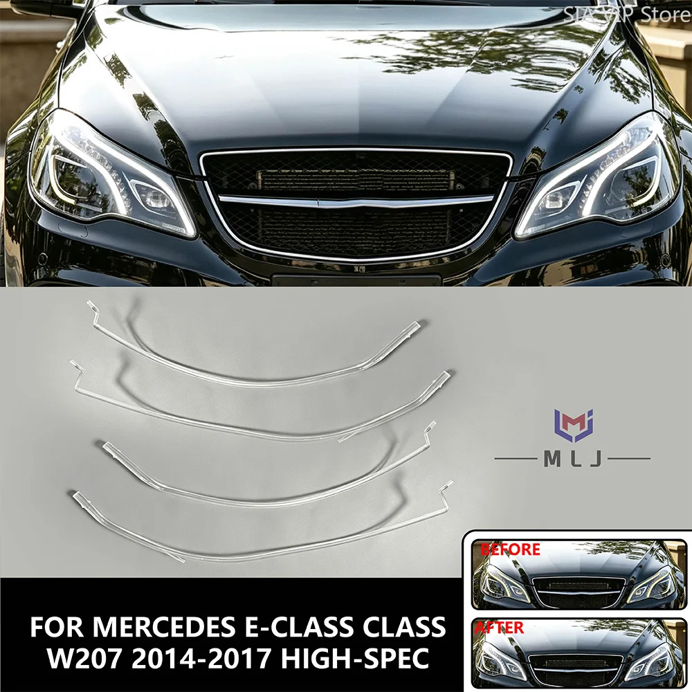 for-mercedes-benz-e-class-w207-high-spec-2014-2017-angel-eye-drl-light-guide-tube-headlight-light-guide-strip-car-accessories