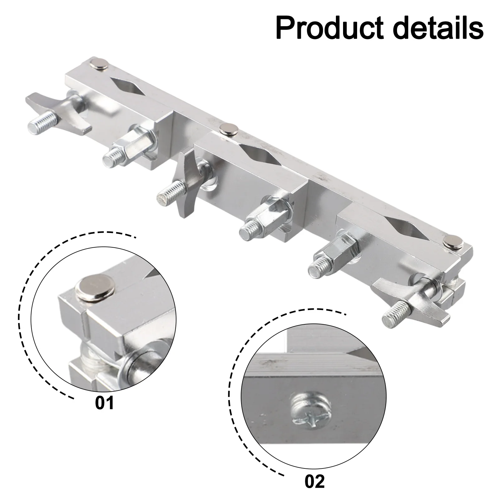 

Drum Hardware Cowbell Holder Secure Mounting Mechanism Versatile Compatibility Fits 38mm Rod Customizable Percussion Setup