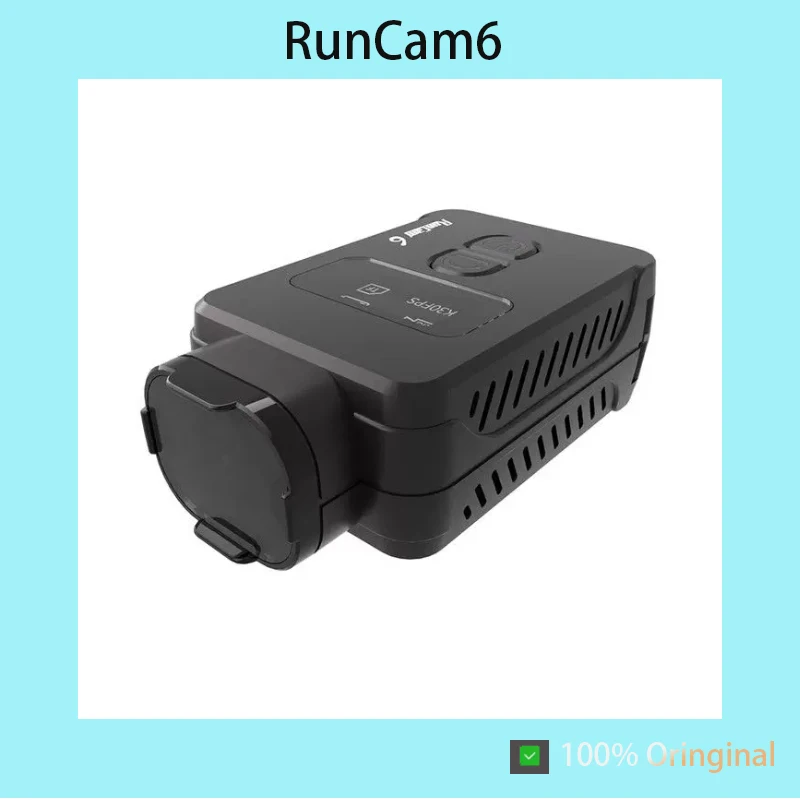 Runcam 6 Action Camera 4K HD IMX377 30fps 155° FOV WiFi FPV Sports Cam 128×64 OLED Display Set for RC Drone Airplane Model