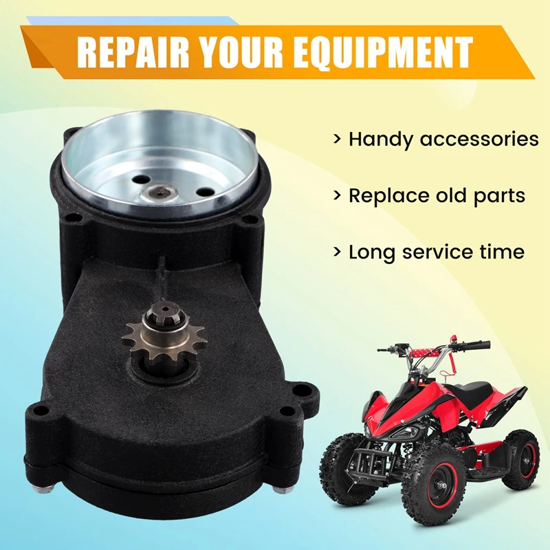 Transmission Gear Box Gearbox For 47CC 49CC 2-Stroke 4-Stroke Engine Clutch Mini Pocket Bike T8F