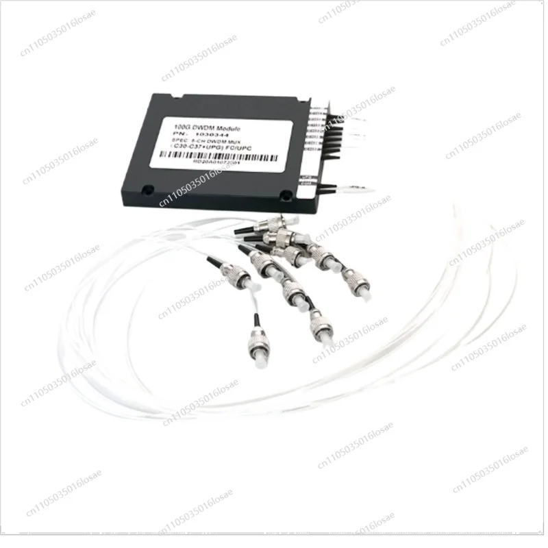 For Fiber Wavelength Division Multiplexer 8 Channel DWDM Wavelength Spacing 100GHz, 1550nm, 8CH FC Cassette 1M