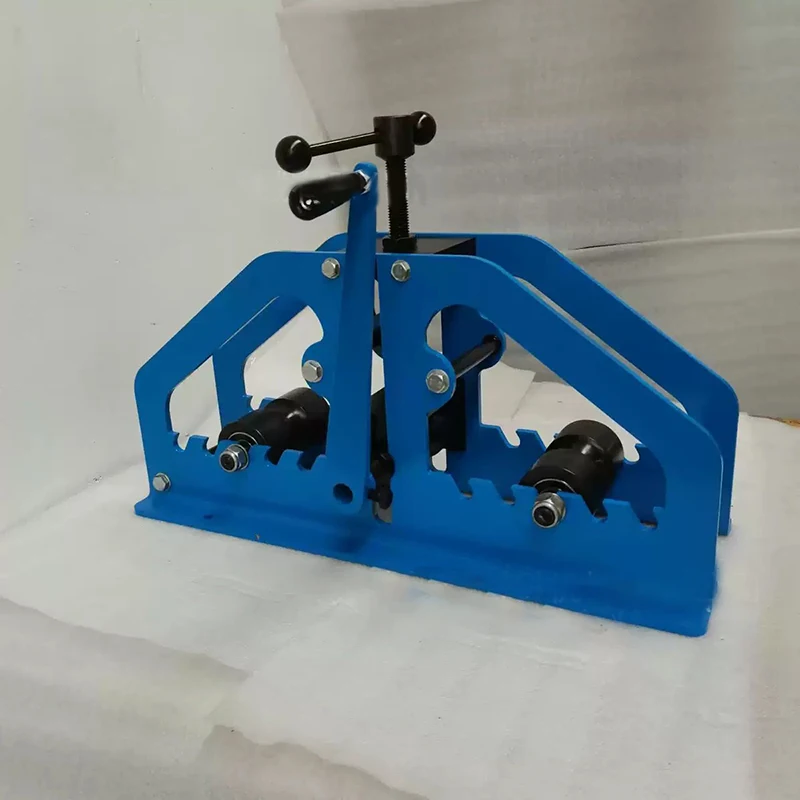 Manual Pipe And Tube Bending Machine Multiple Steel Pipe Bender Flat Steel Radius Bending Press Brake TR-60 For Home Workshop