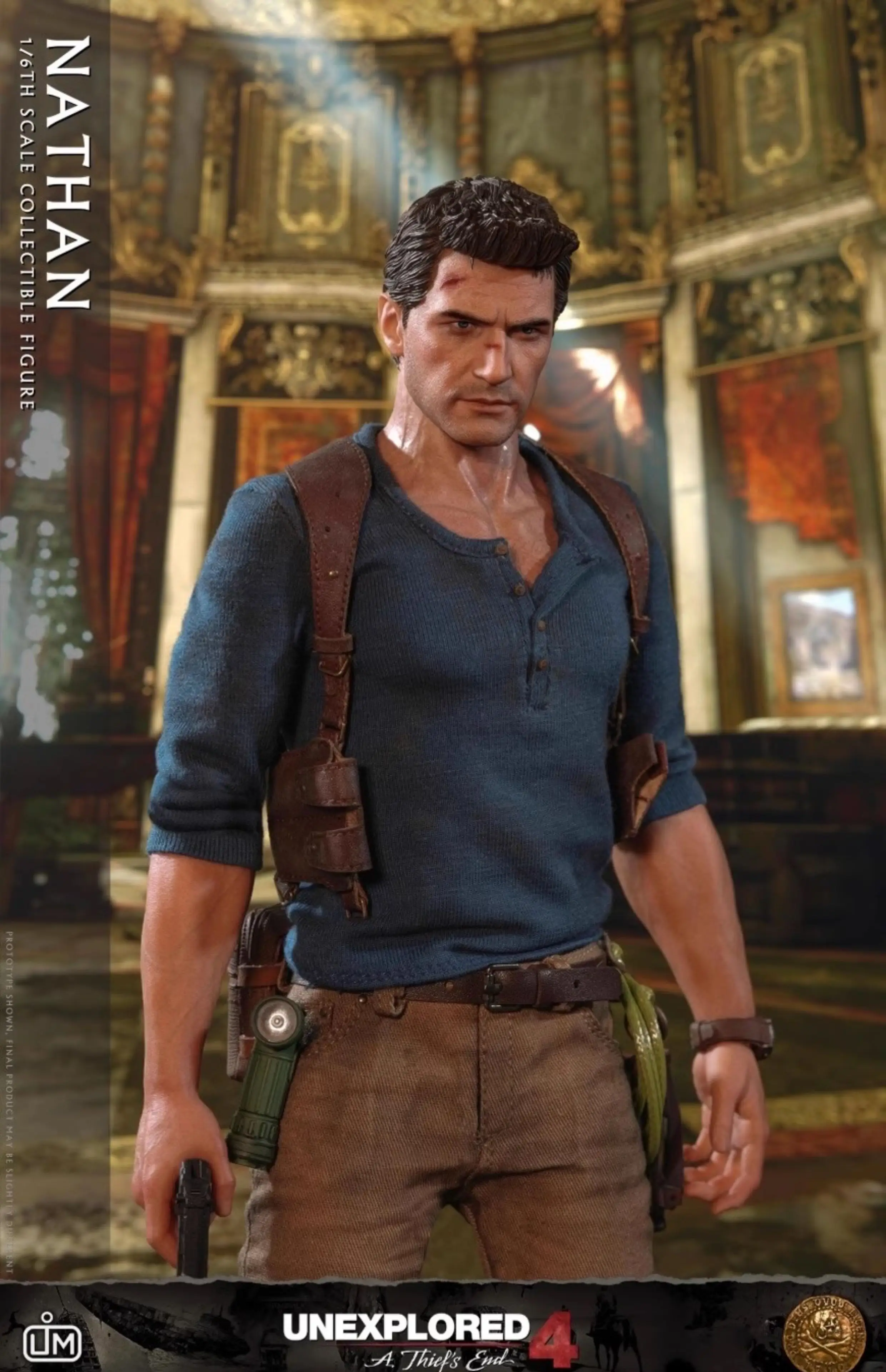 Limtoys Lim012 1/6 Scale Male Soldier Nathan Drake Mysterious Adventurer Full Set 12-Inches Action Figure Model Collection