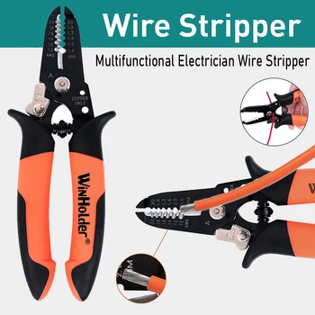 Professional Wire Crimping Tool AWG20-10 0.8-2.6mm² Multi-Tool Cable Cutter Precision Stripper Crimping Crimper Pliers Hand Tool