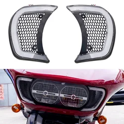 Motorcycle Accessories Vent Accents Headlight For Touring Road Glide Special CVO 2015-2024 Turn Signal Running Indicator