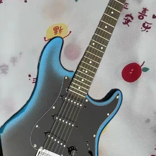 F.  Exquisite electric guitar, high-quality chrome plated hardware guitar, fast and free shipping  F12