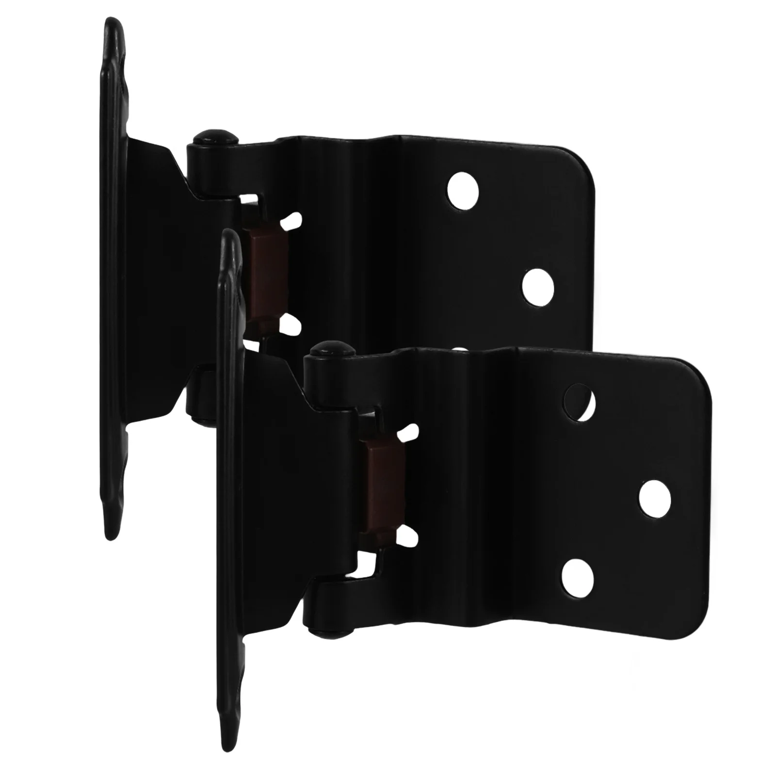 

2Pcs Kitchen Cabinet Hinges Metal Self Closing Furniture Hinges Soft Closing Door Damper for Cabinet Metal Hinge