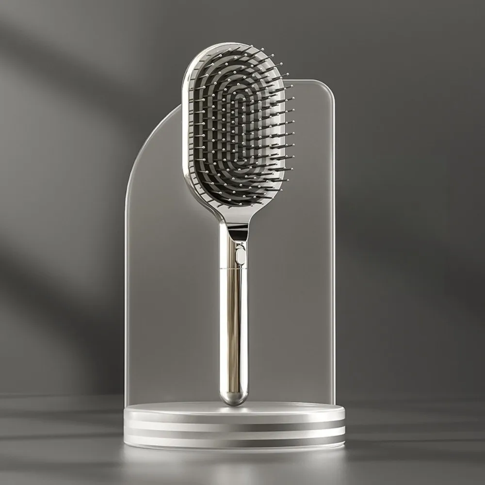 

Fluffy Hair Steel Needle Comb Scalp Massage Comb Rack Air Cushion Comb Professional Ergonomic Hair Straightening Comb