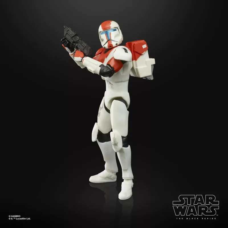 Genuine Hasbro Star Wars The Black Series RC-1140 (Fixer) RC-1138 (Boss) Republic Commando 6" Action Figure Gaming Greats Model view 6