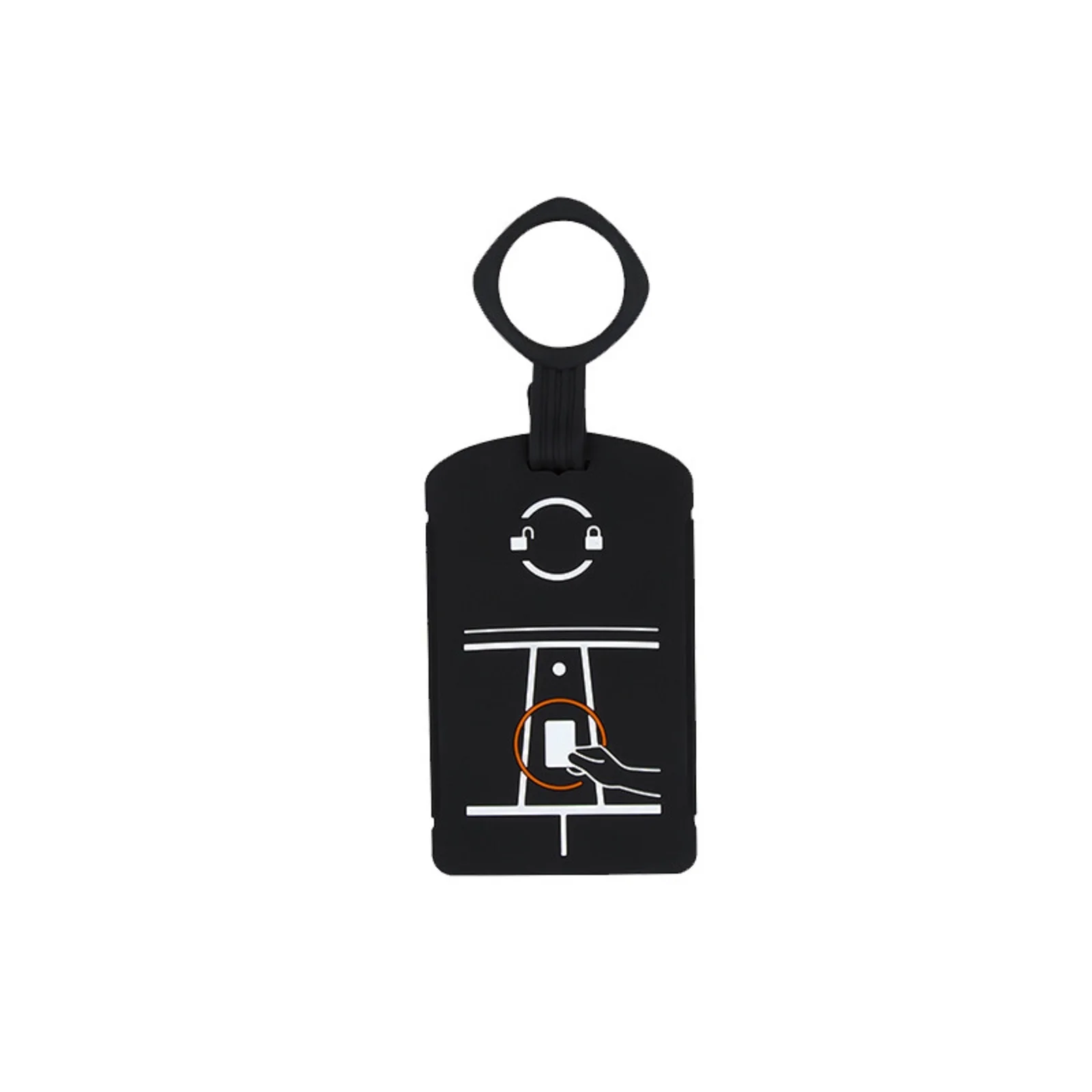 1Pc For Tesla Model 3 Y Key Card Case Cover Silicone Car Key Card Holder Protector Cover Key Ring For Tesla Key Card Accessories