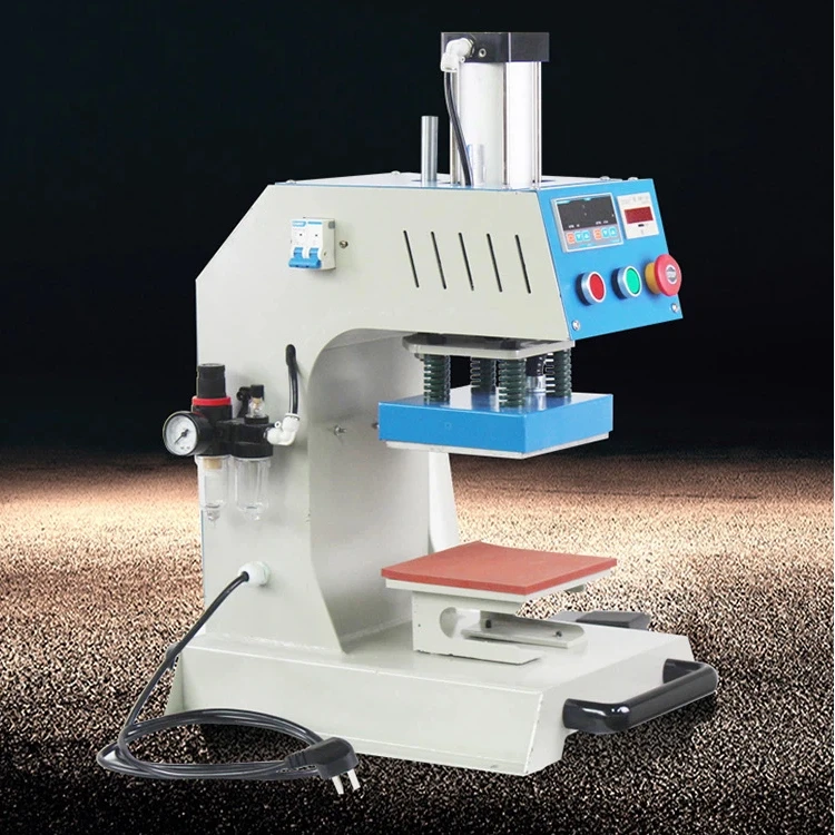

YZ Pneumatic hot stamping Printer, automatic heat transfer machine, heat Sublimation transfer Equipment,Hat T-Shirt, Leather