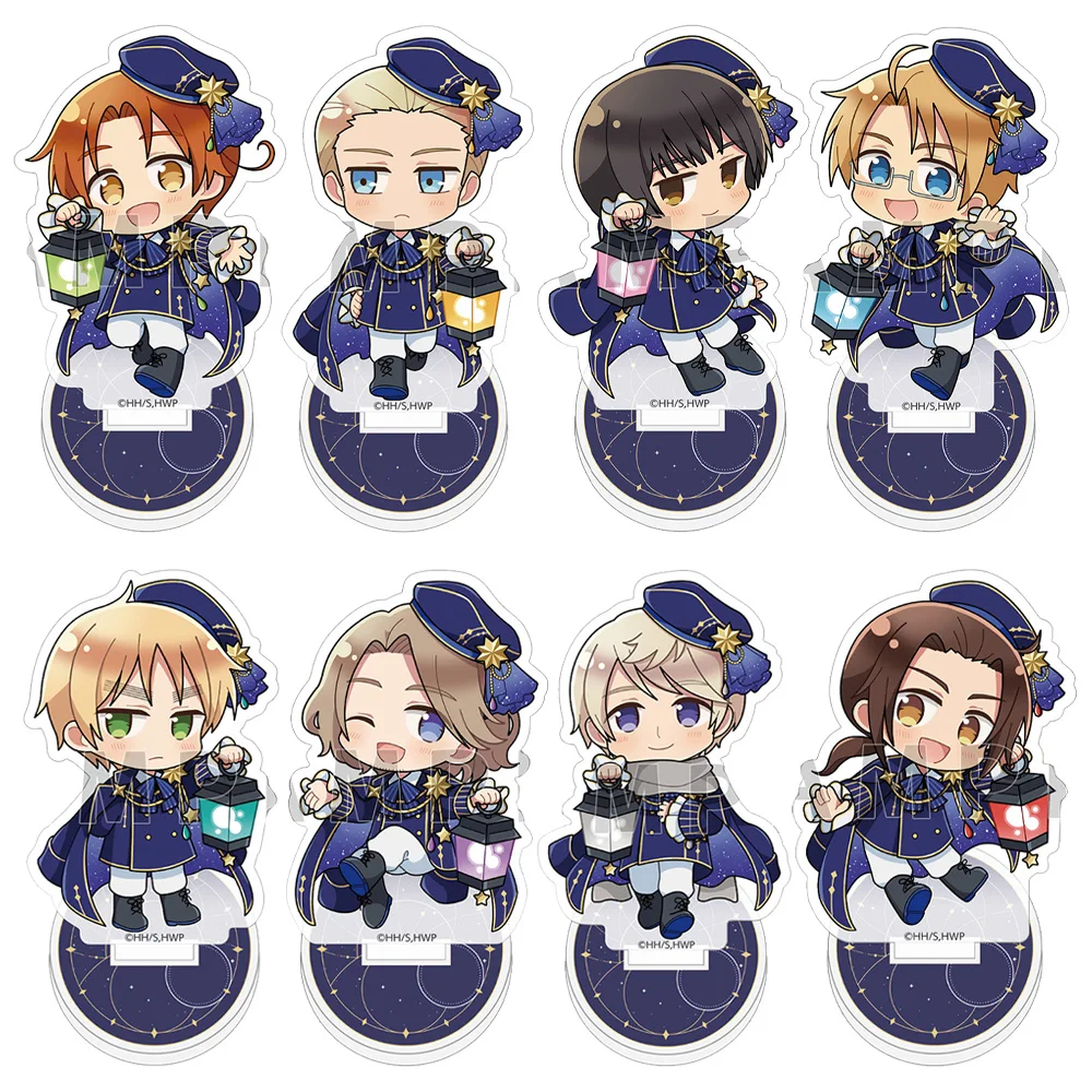 Hetalia World Stars Starry Sky Coordinate Germany Italy Veneziano Japan America England France Russia mini Acrylic stand Toy