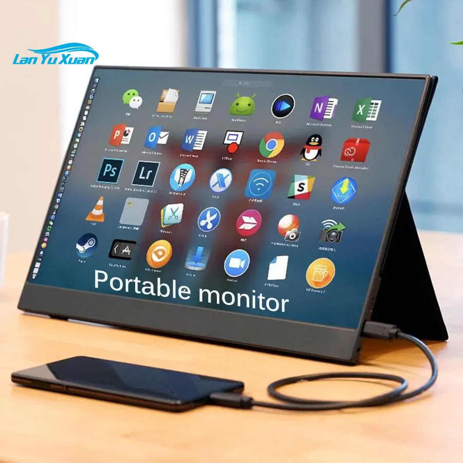 

New 17.3 Inch Gaming Portable for Monitor Touch Screen OLED 2K 4K 144Hz IPS Laptop Pc Lcd Ultra Thin Portable for Monitor