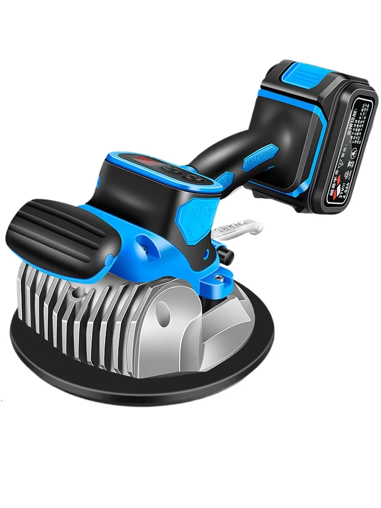 Tile leveling system - vibration plate for tile installation on floors and walls