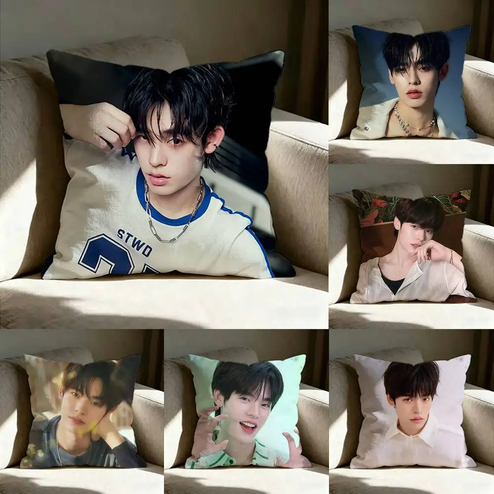 

Qin P-Por Suppakarn Duang With You Various Sizes Square Pillow Case For Car Home Bedchamber Decor