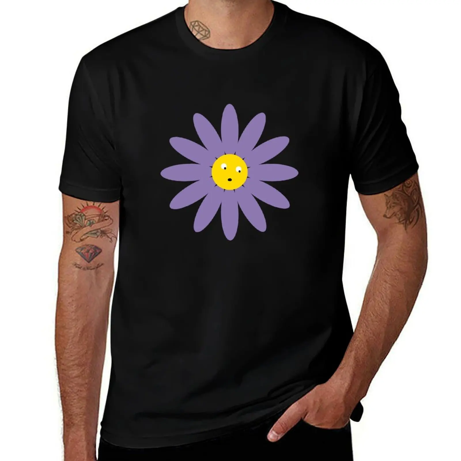 

Flower Face T-Shirt shirts graphic tee graphic t shirt vintage plain T-shirt men