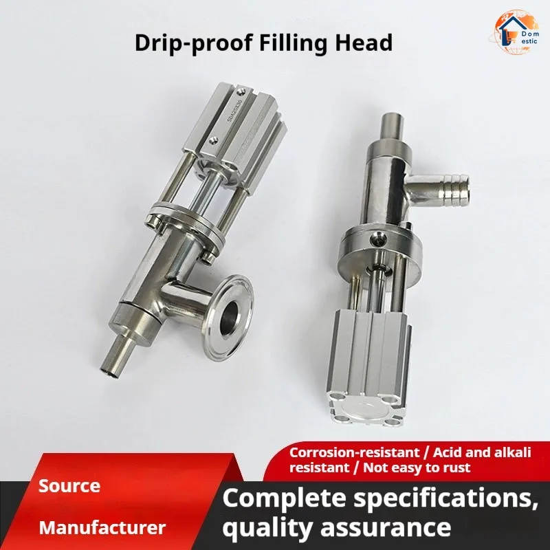 Machine Accessories Anti-drip Filling Head Discharge Valve 304 Stainless Steel Paste Liquid Filling Head Filling