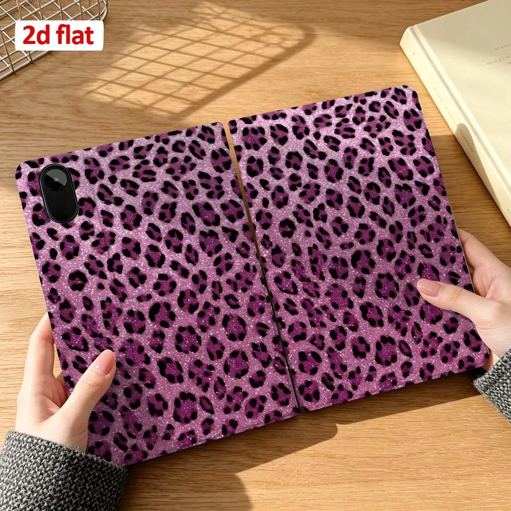 

Fashion Leopard Print For Xiaomi Mi Redmi Pad 5 6 7 8 6S Plus SE Pro K 2025 8.7 11 inch Pen Tray Tablet Case