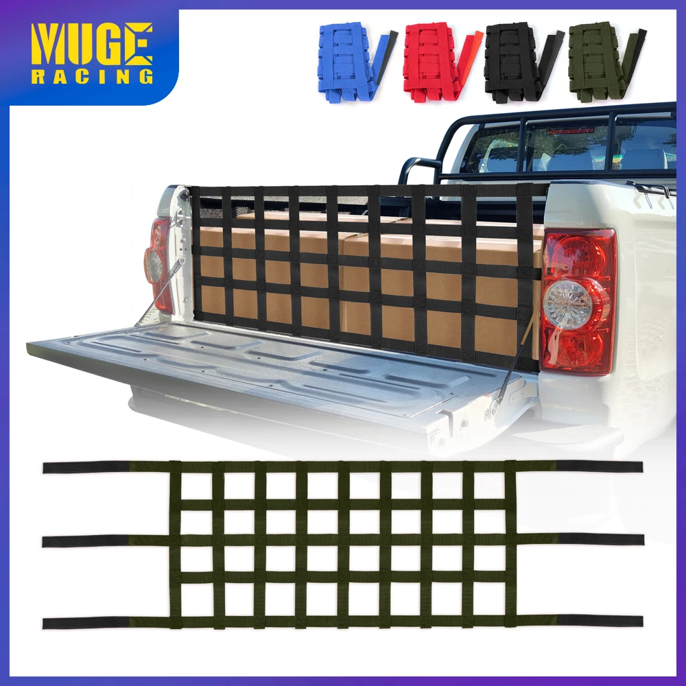 MUGE-Small Cargo Net Roof Top Carriers Trunk Organizer Netting For Jeep Wrangler YJ TJ JK JKU JL JLU And Gladiator JT 1987-2020