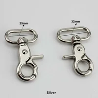 Ganchos a presión de gatillo, accesorios de metal para bolsos, monederos, 10/50 piezas, 16mm, 19mm, 25mm, 32mm, 38